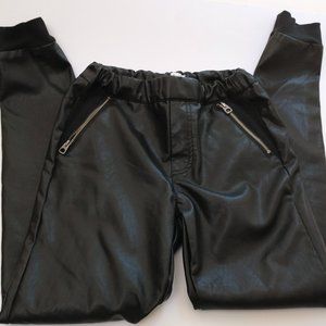 Splendid Girls Faux Leather Leggings Pants 12